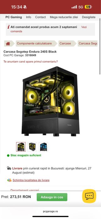 PC gaming AMD 32GB Ram cu RTX5060