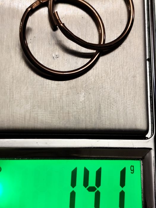 Золотые серьги Конго