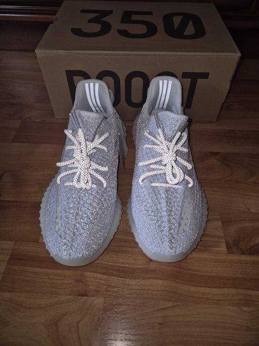 Yeezy 350 “Static” Reflective White