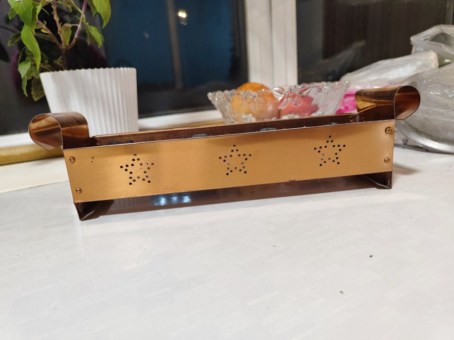 Меднный подсвечник винтаж