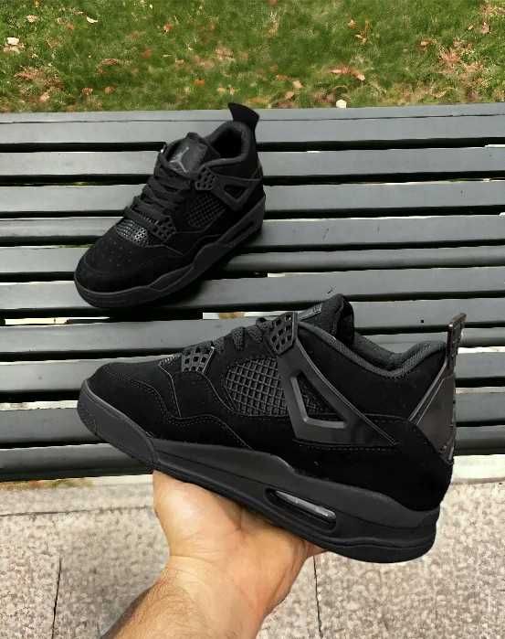 Adidasi Jordan 4 black cat produs nou