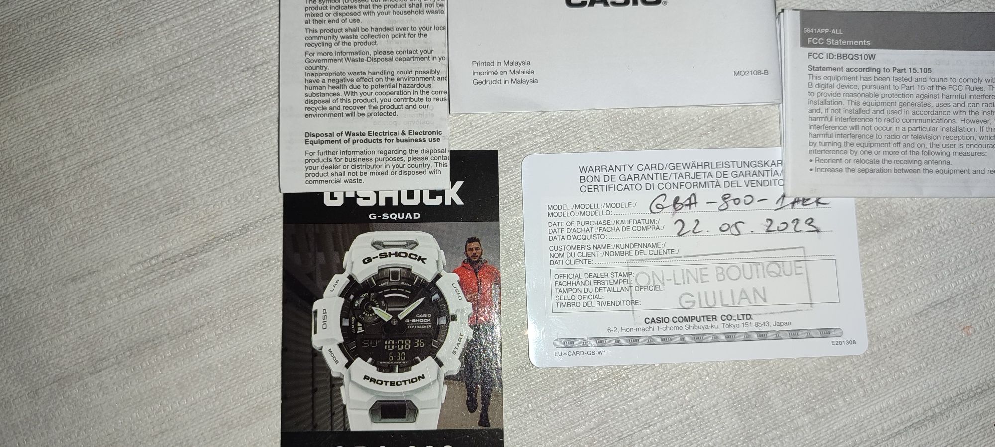 Продавам Casio g shock Gba900 bluetooth