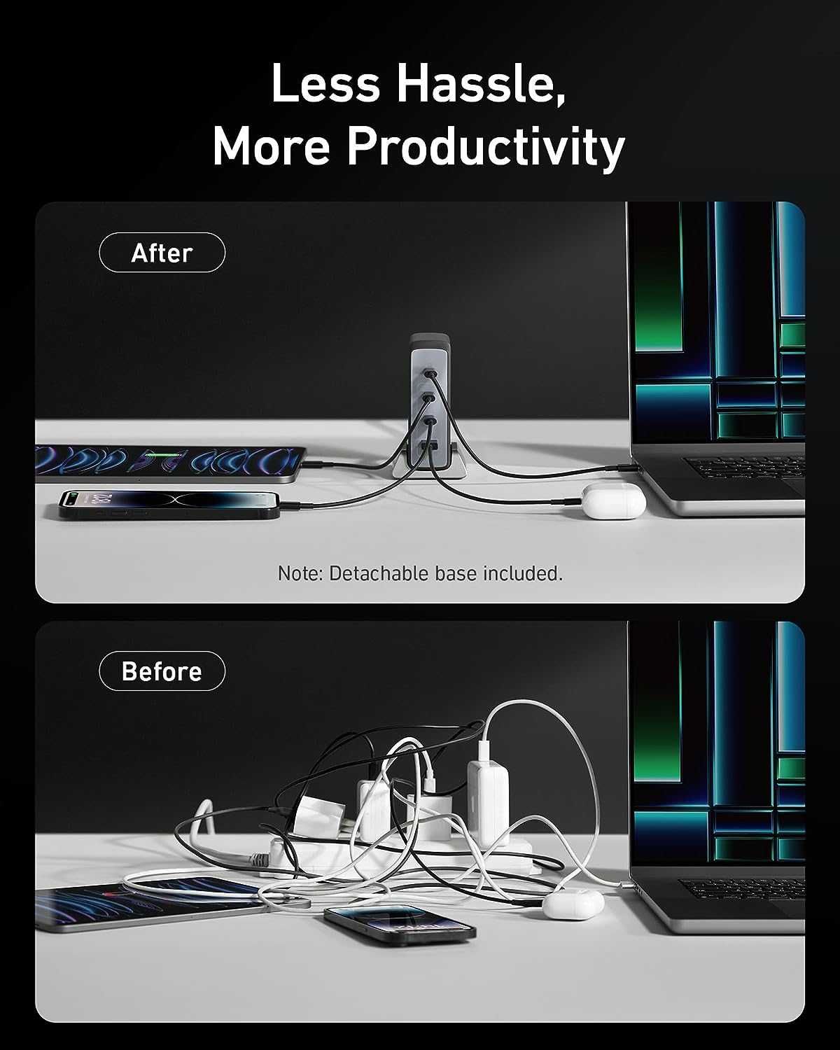 Anker USB-C Prime GaN зарядна станция,240W обща мощност