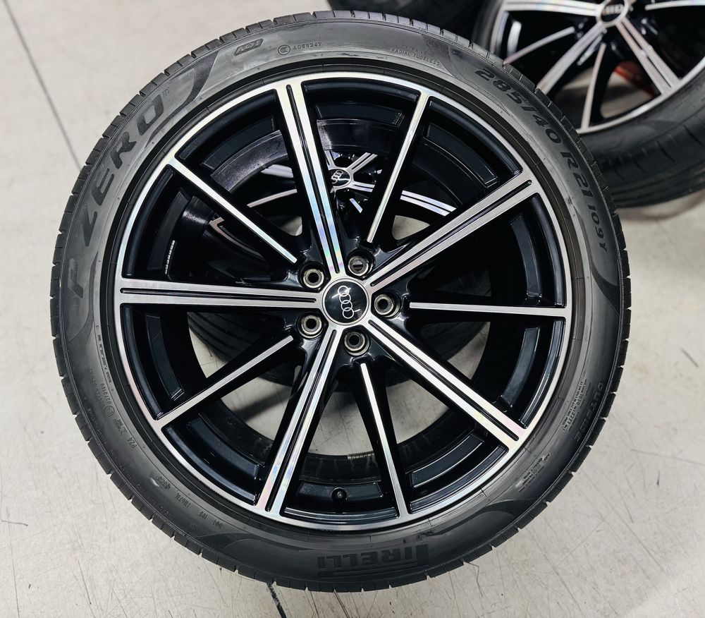 Jante Audi Q7 SQ7 R21 Originale 4M Audi Sport Pirelli de vara