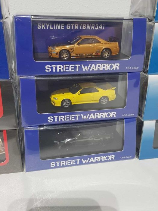 1:64 Street Weapon, Fuji,Zoom, Tarmac, JDM, Mercedes S Classe W140,