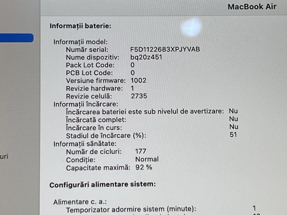 Amanet Royal CB : Apple Macbook Air M1 256GB