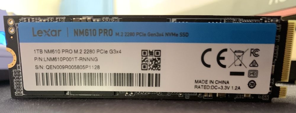 ssd M.2 NVME 1Тб