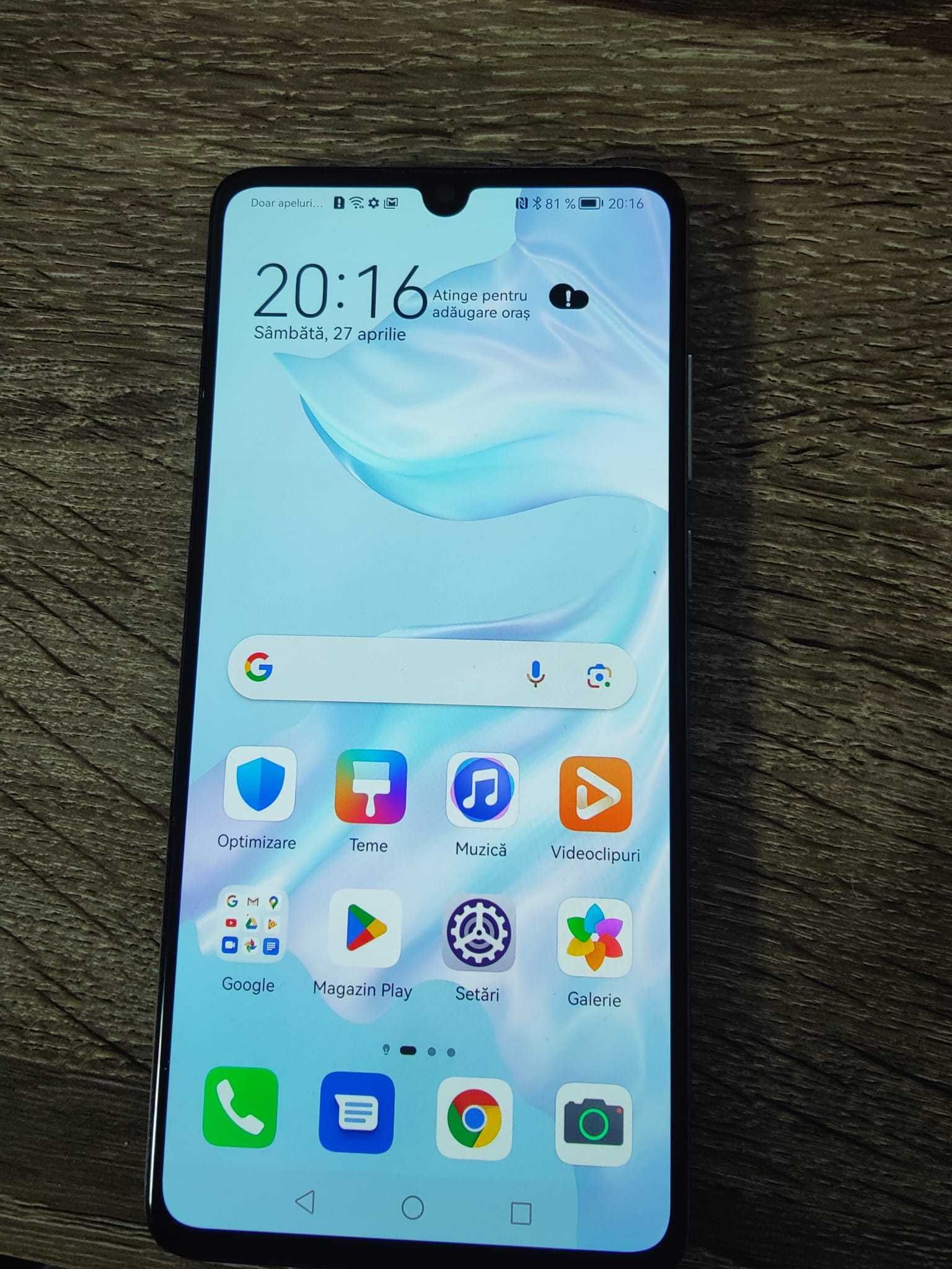Telefon mobil Huawei P30 128GB Dual SIM, Breathing Crystal