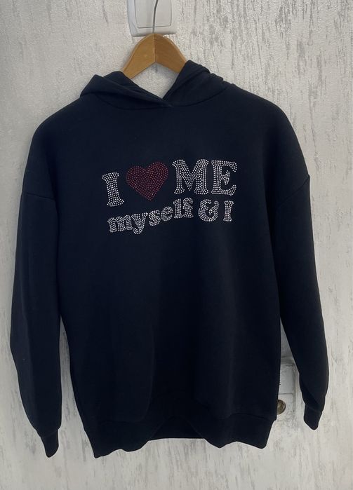 Черен суитшърт Hово от House Brand XS