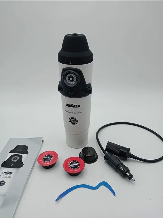 Espressor Portabil cu Incalzire Apa,Compatibil Capsule Lavazza