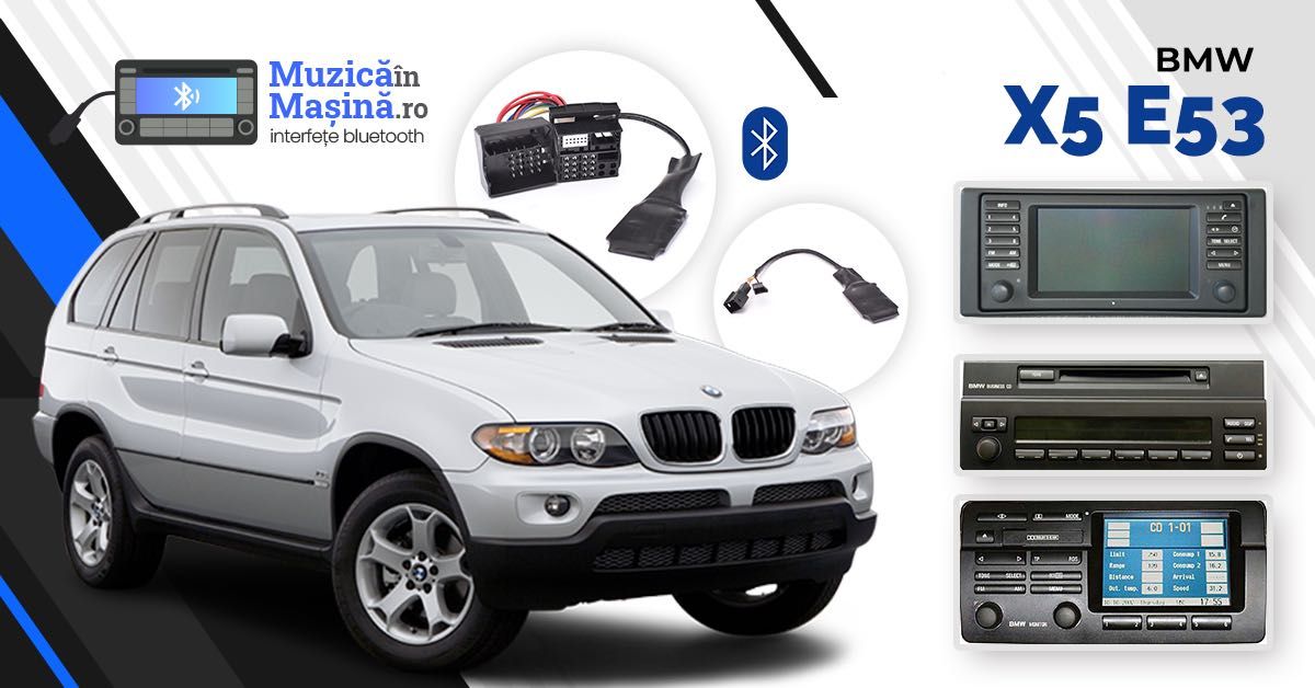 Interfata Adaptor Bluetooth BMW X5 E53 (nu aux).