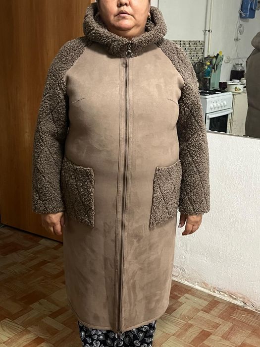 Двухсторонняя дубленка теди