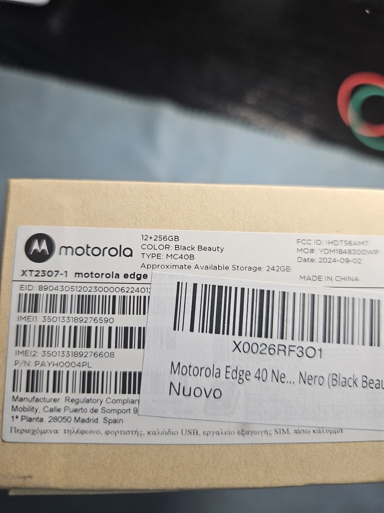 Moto edge 40 neo , nou, sigilat