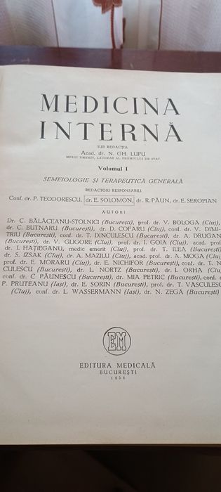 Agendă medicală. Medicina interna