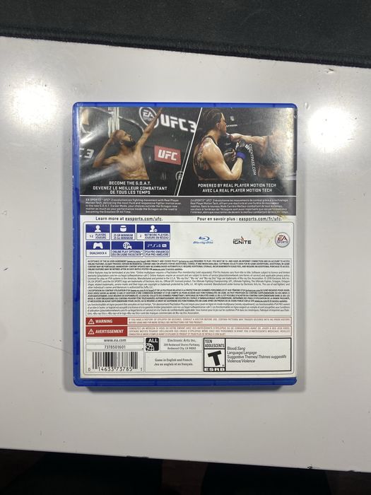Диск пс4 UFC3.
