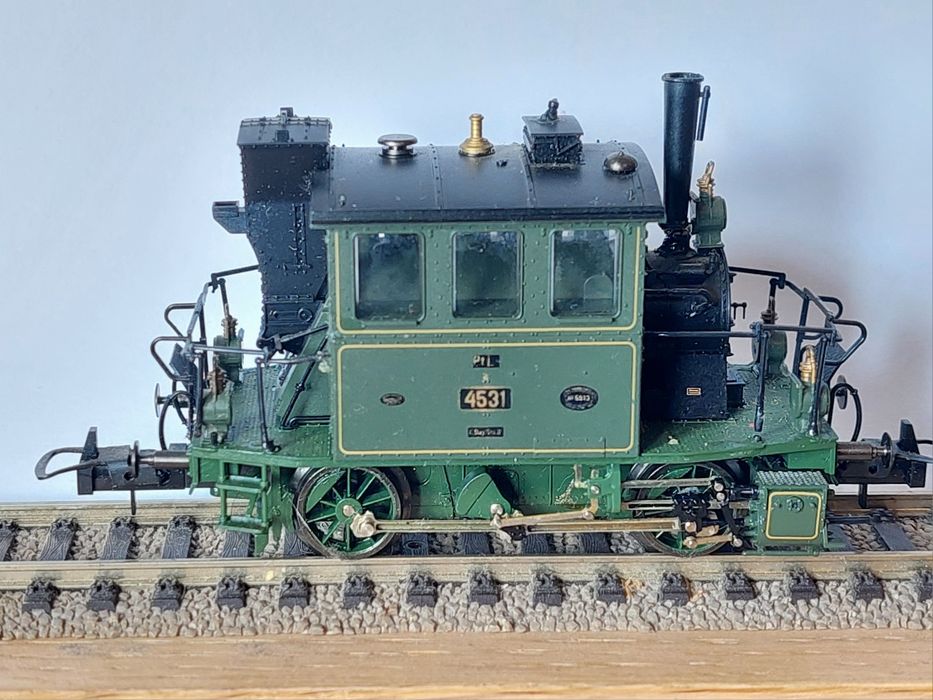 Trix K.Bay, PTL 2, Glaskasten, locomotiva cu aburi ep 1, vagoane