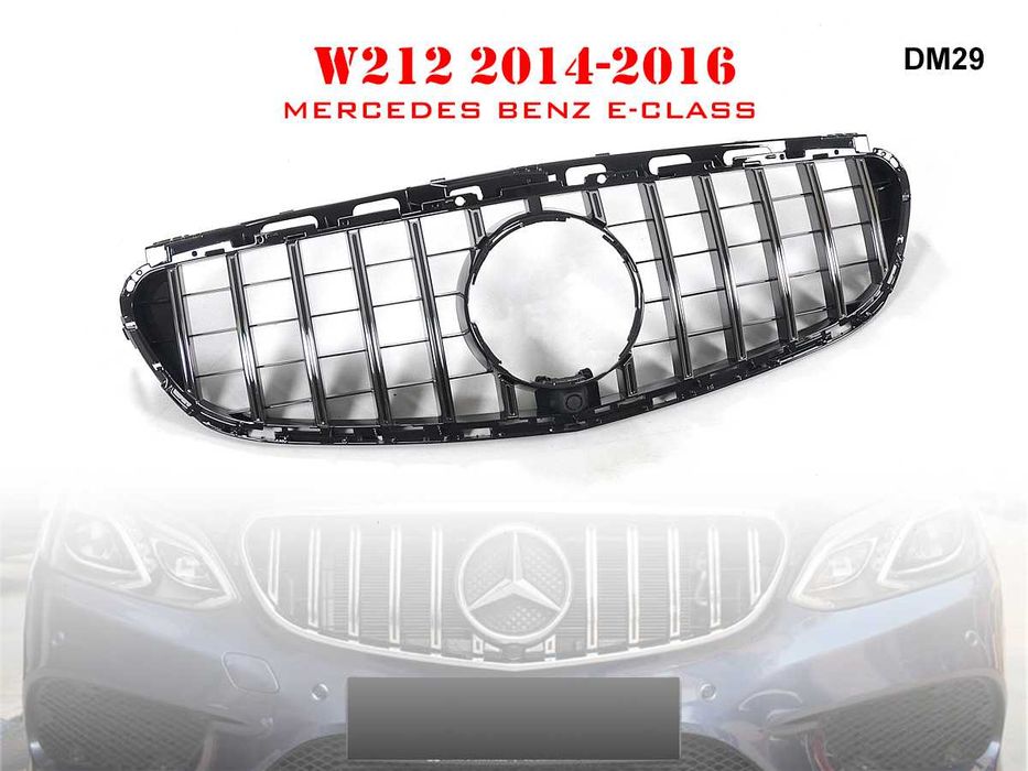 Grila Frontala AMG Sport Neagra Tip GT Mercedes E W212 14-16 AMG
