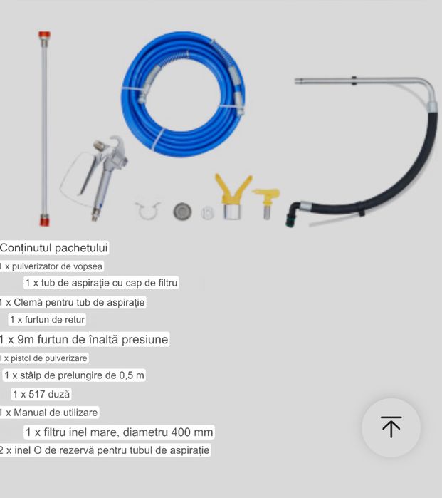 Pompă Airless Lavabil /Vopsea Airless