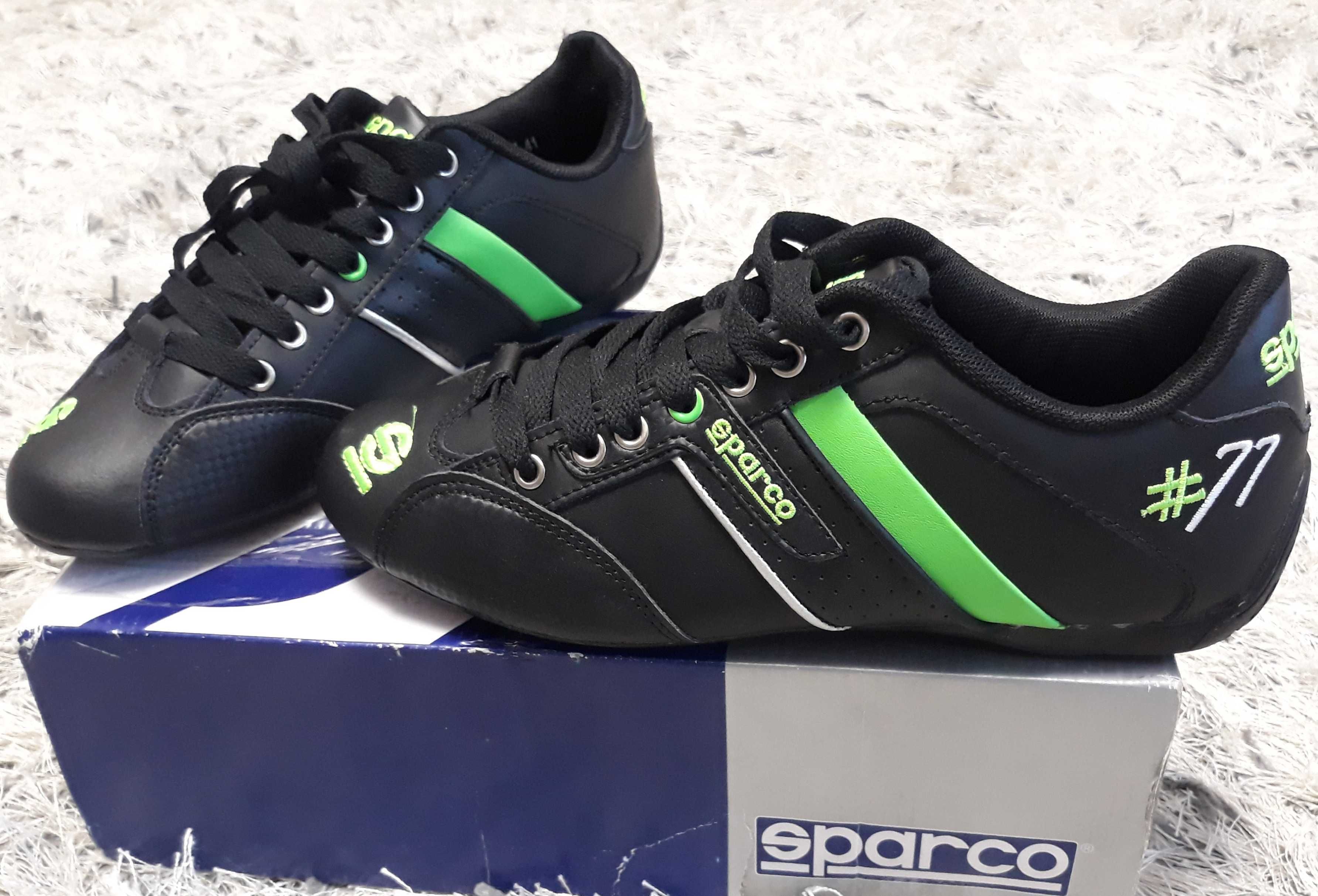 Adidasi Sparco Time 77 Green nr 40 curse auto karting rally NOI!