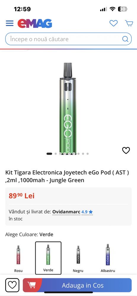 Kit tig electronica Joyetech eGo Pod