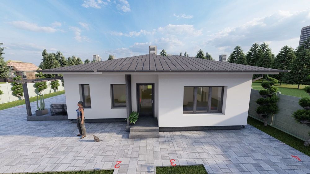 Teren in Noroieni cu proiect si autorizație de construcție