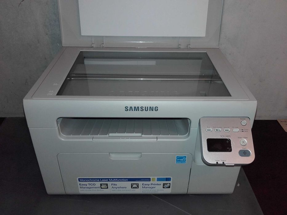 Като нов! Лазерен принтер, скенер и копир 3 в 1 Samsung SCX 3405