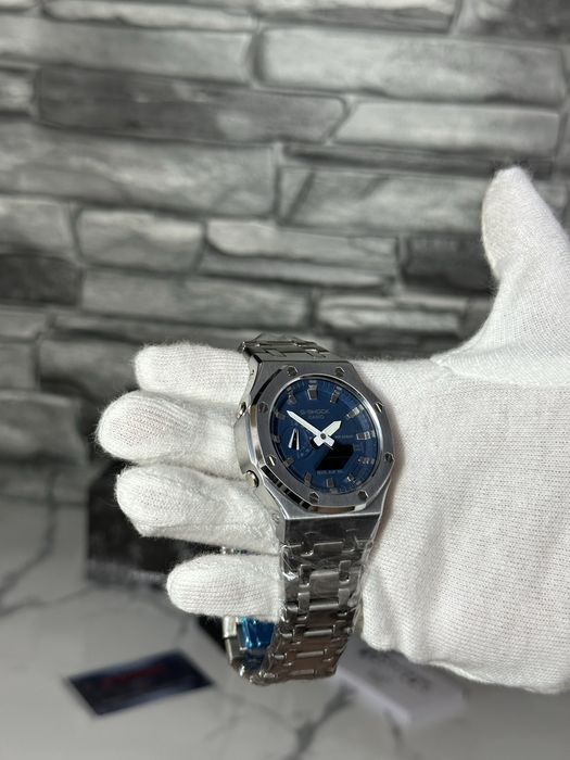 Casio G-Shock AP Mod Navy Blue X Silver