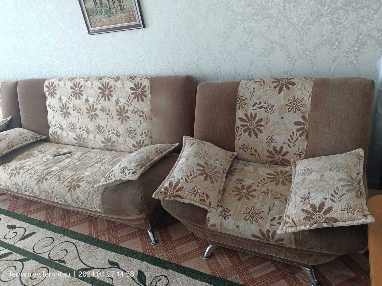 Мягкий уголок, 2 кресла и диван