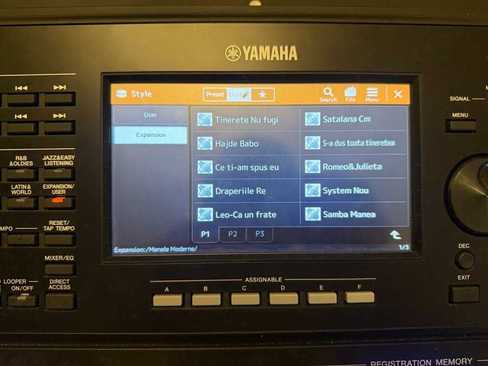 Vand  Yamaha SX720