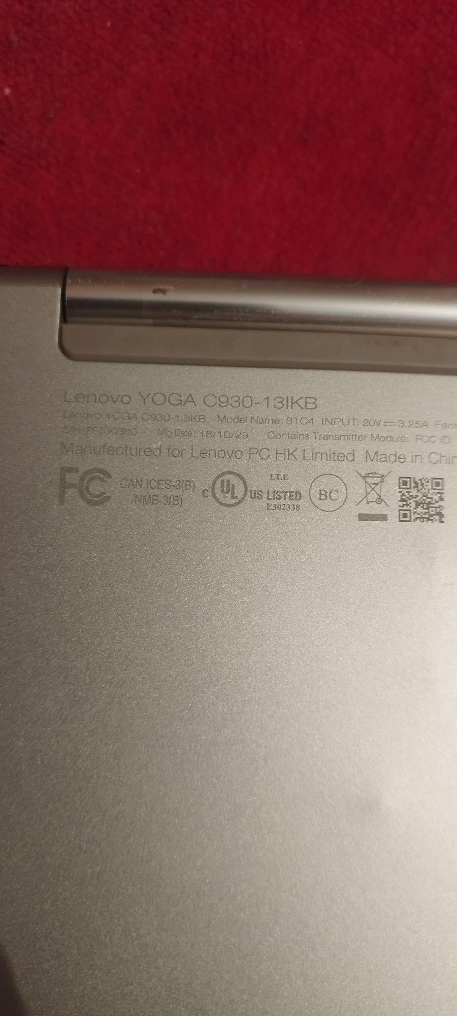 Lenovo c930-13 ikb i 7