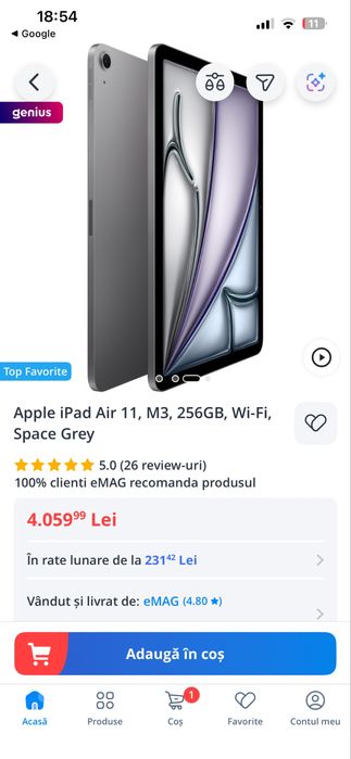 Ipad Air 11-inch (M3) wifi SIGILATA