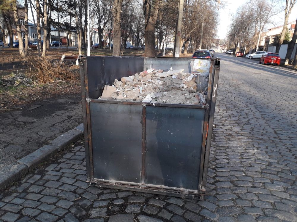 Transport moloz  CONTAINARE 3/5 mc