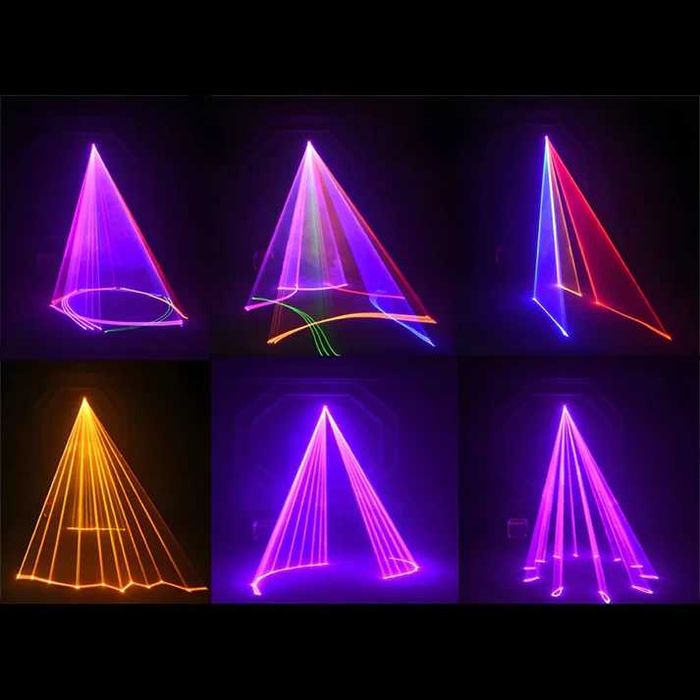 Laser 3W Waterproof RGB ILDA animatii custom NOI!