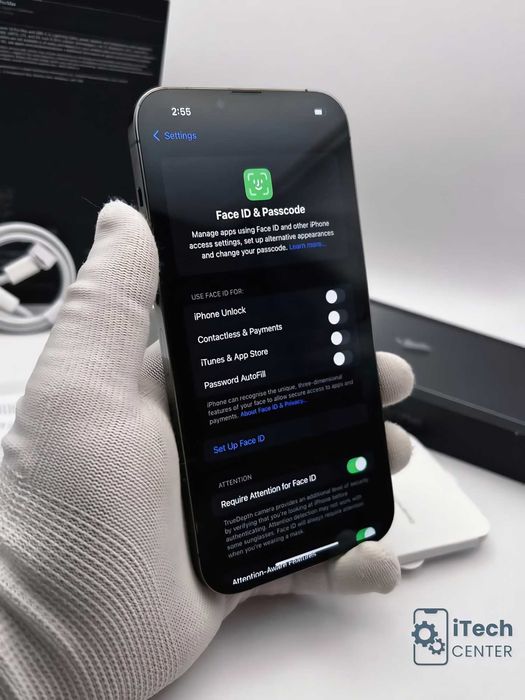 iPhone 13 Pro MAX, 128GB, 100% батерия, КАТО НОВ, 1г. пълна ГАРАНЦИЯ!