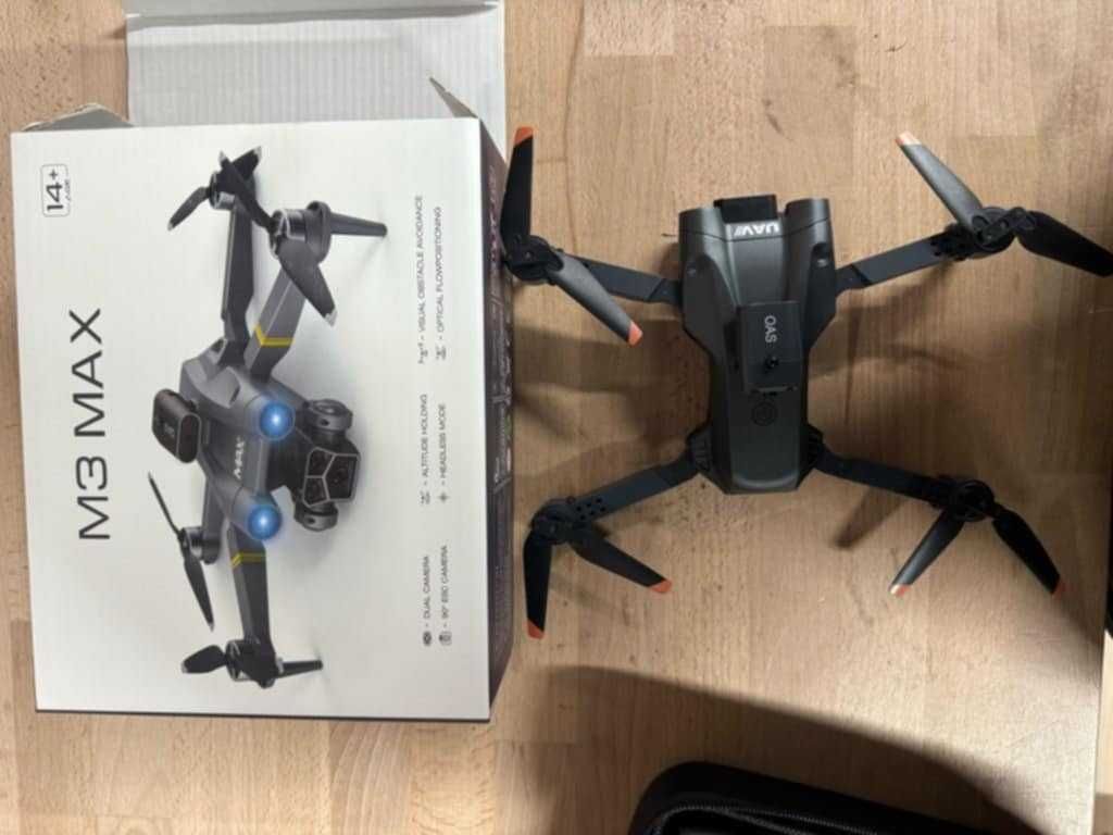Дрон M3 MAX,40м полет/70км макс,скор./ГАРАНЦИЯ