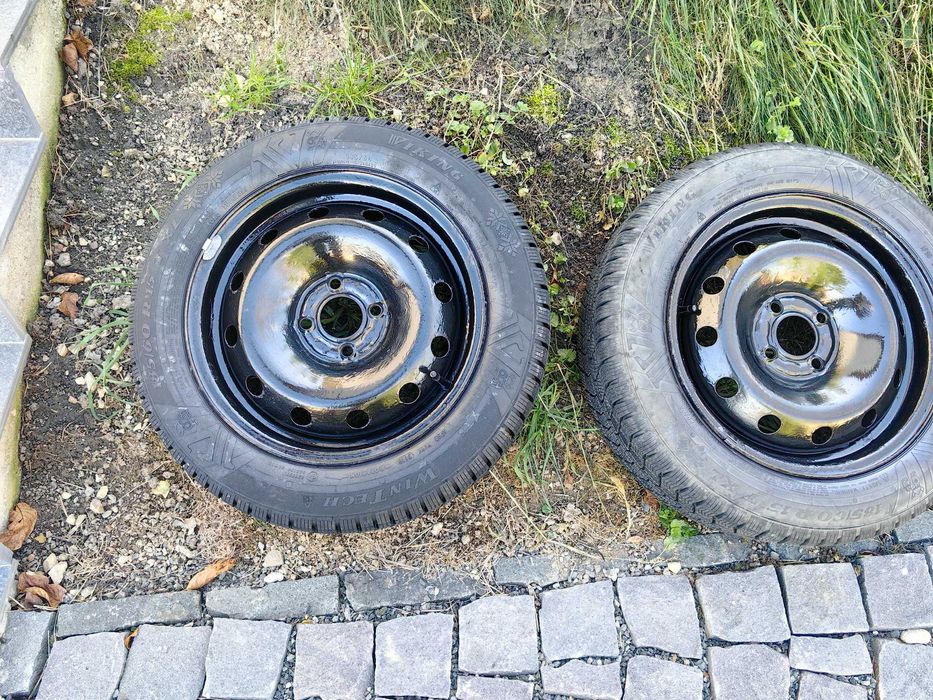 Vand 5 cauciucuri all season Viking (185/60/15) cu  jante pt. Renault