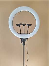 Led Ring - Ринг лампа 18 инча (46см.) с трипод до 210 см.