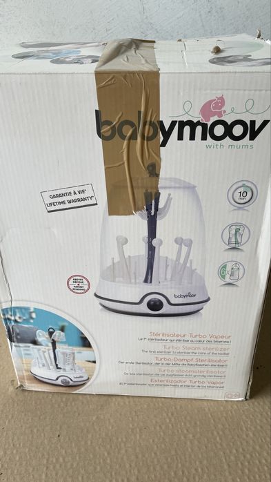 Sterilizator electric si uscator 6x biberoane Babymoov, 2 in 1 Turbo
