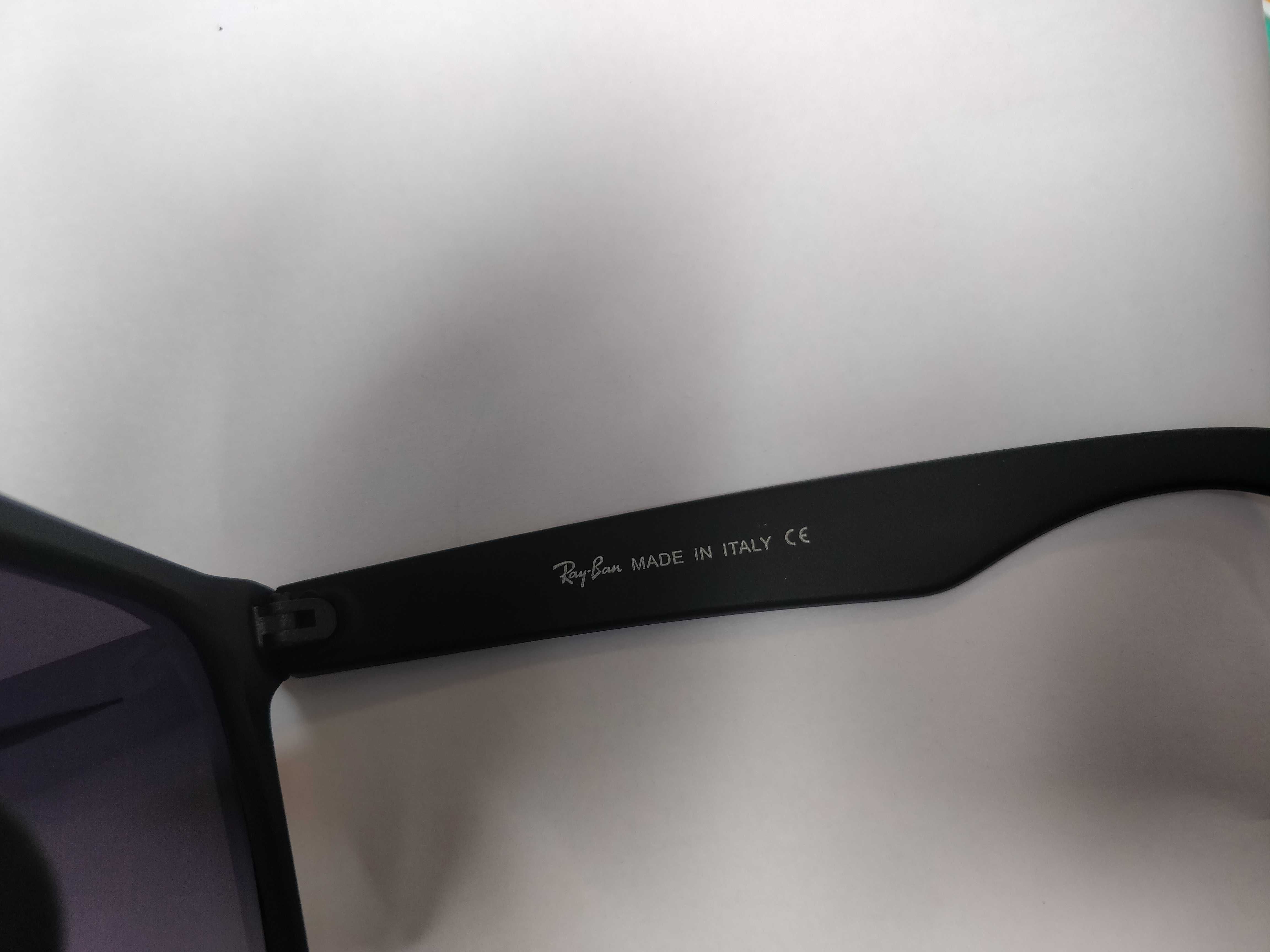 Ochelari de soare Ray-Ban, negri, lentile mov degrade UV400