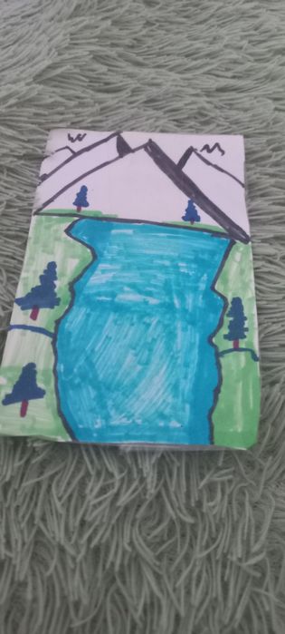 Картина горный пейзаж