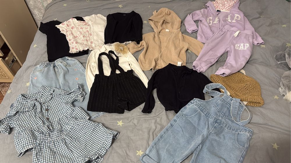 Паки вещей на девочку