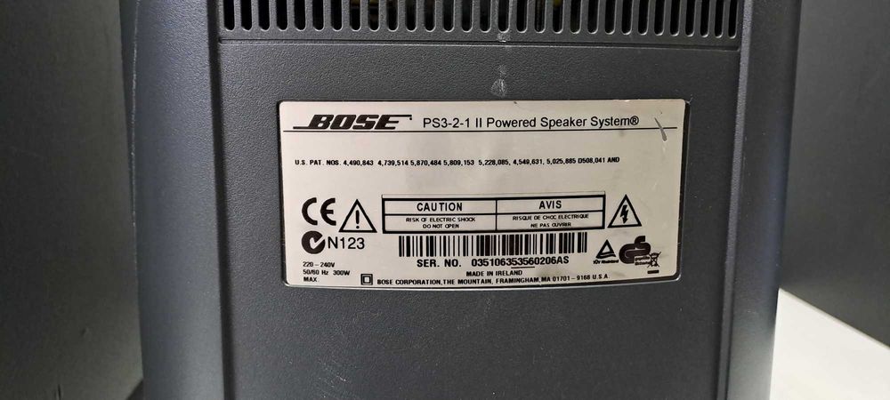 Bose 3 2 1 active 2 buc. sub muzica