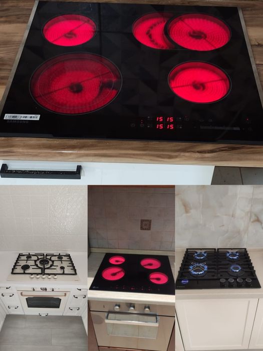 Установка Стиральных, Сушильных и моющих машин.Электро и газовых плит.