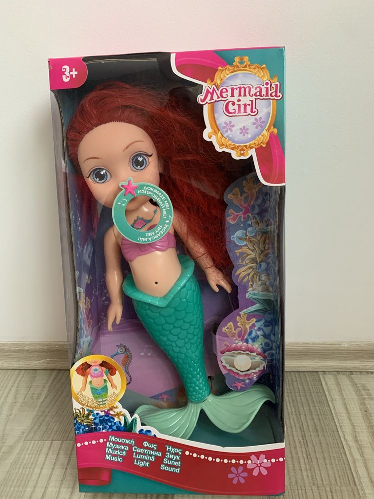 Papusa sirena seamana cu Ariel Mermaid Girl
