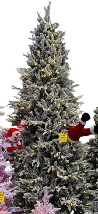 Коледна елха с вградени лампички по връхчетата - Различни размери