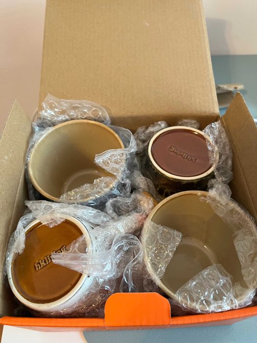 Set 4 cesti/ cani din ceramica, 270 ml, HKliving