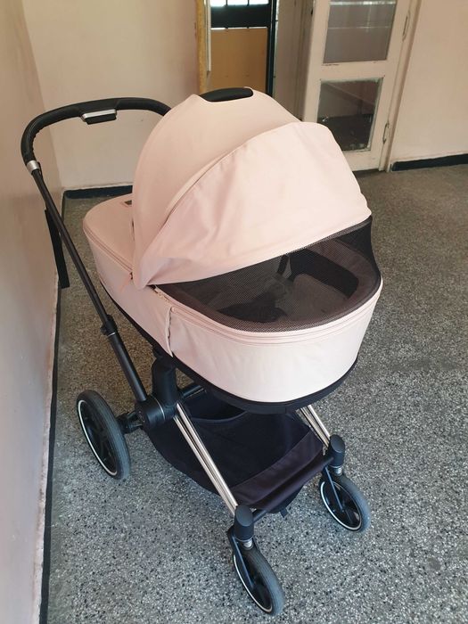 Кош за новородено Cybex Piram 4 Lux Pink