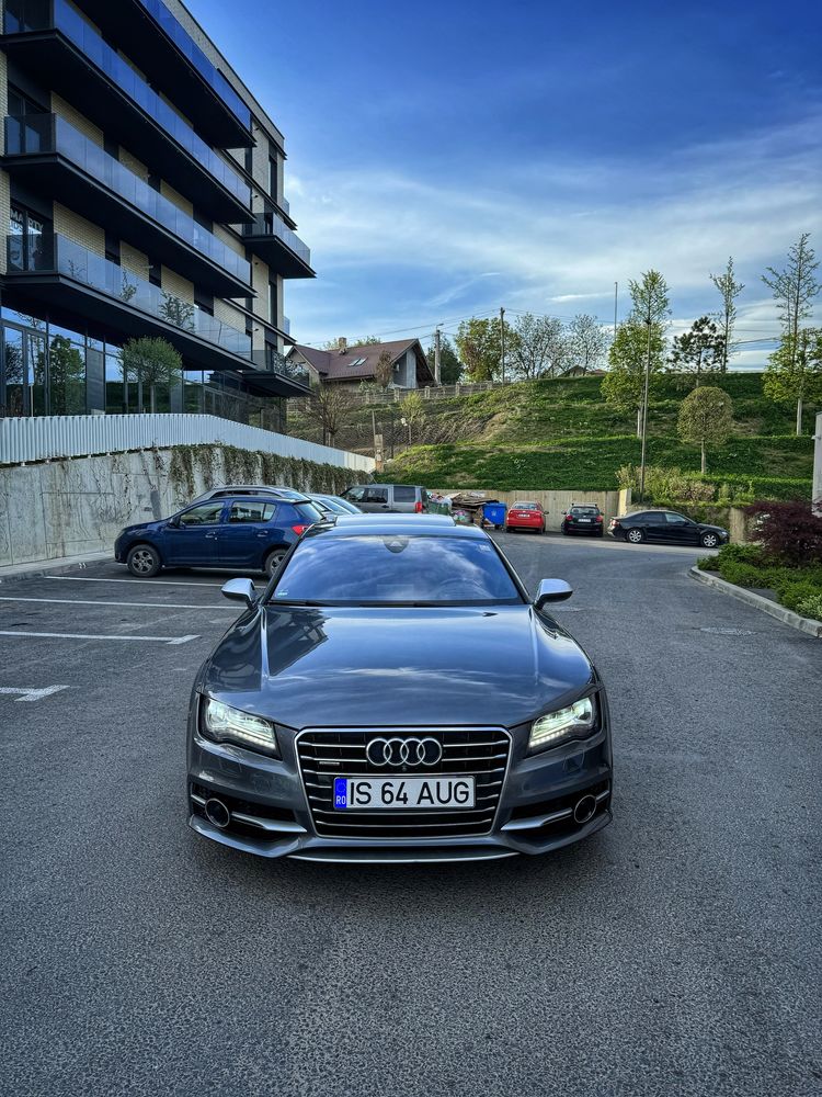 Audi A7 bitdi, 313 cai biturbo, tiptronic, S-line, distronic+, matrix