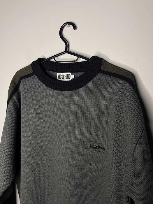 Moschino Sportswear Int Vintage Knitted Sweater Мъжки Пуловер