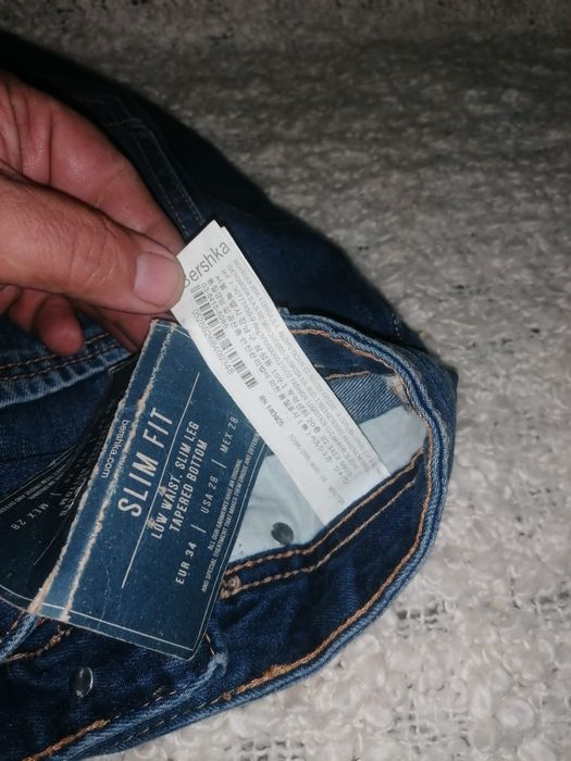 Pantaloni blugi Bershka Fit slim